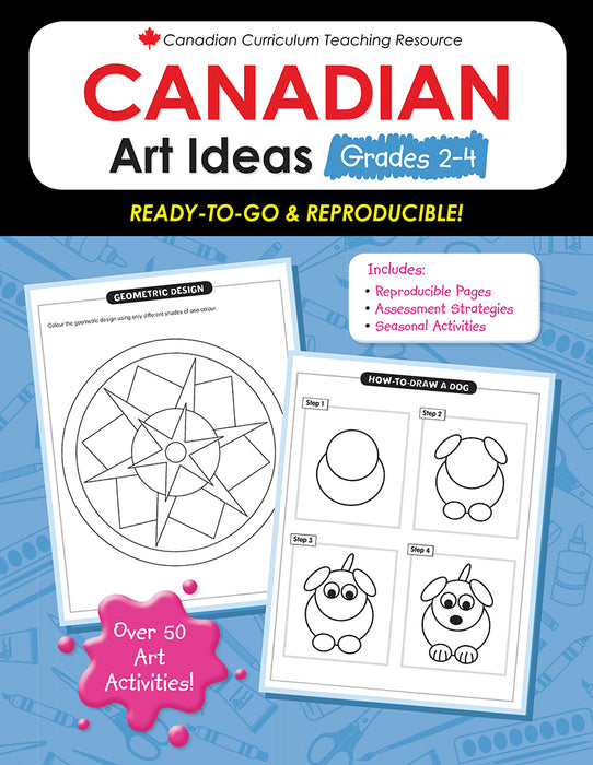 Canadian Curriculum Teaching Resource - Canadian Art Ideas Grades 2-4