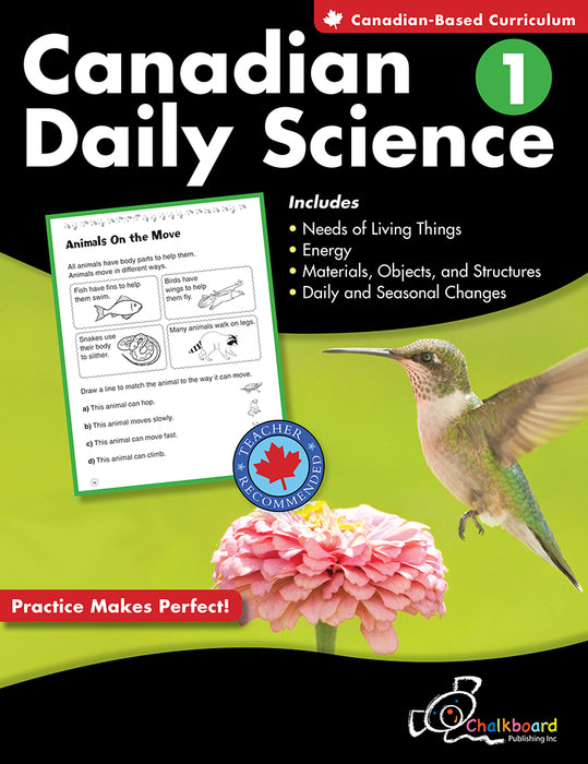 Canadian Daily Science: Grade 1
