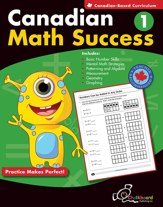 Canadian Math Success: Grade 1