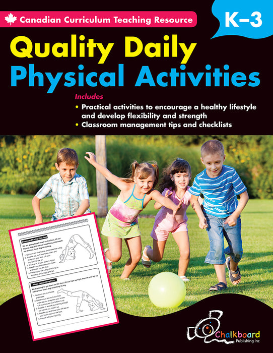 Canadian Curriculum Teaching Resource - Quality Daily Physical Activities K-3
